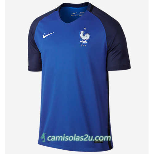 Camisolas de Futebol França Equipamento Principal Euro 2016 Camisolas de Futebol França Equipamento Principal Euro 2016