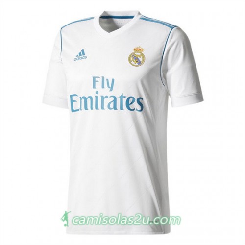 Camisolas de Futebol Real Madrid Equipamento Principal 2017/18 Manga Curta Camisolas de Futebol Real Madrid Equipamento Principal 2017/18 Manga Curta