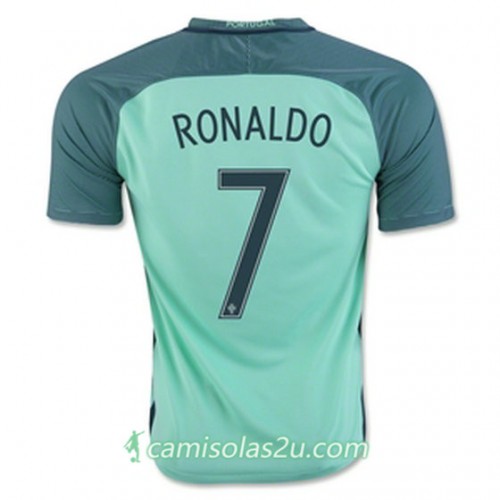Camisolas de Futebol Portugal RONALDO Equipamento Alternativa Euro 2016 Camisolas de Futebol Portugal RONALDO Equipamento Alternativa Euro 2016