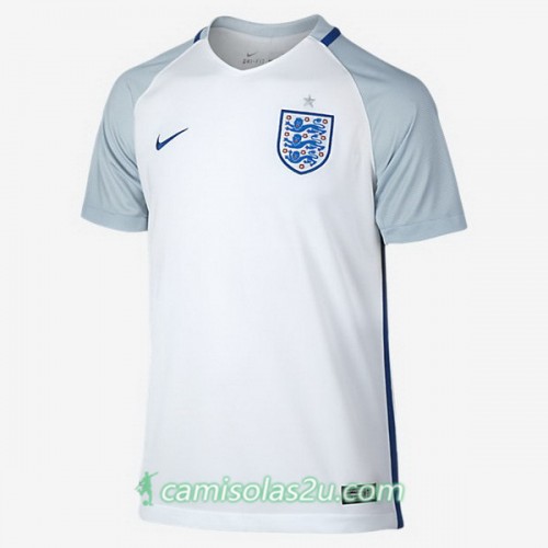 Camisolas de Futebol Inglaterra Equipamento Principal 2016/17 Manga Curta Camisolas de Futebol Inglaterra Equipamento Principal 2016/17 Manga Curta