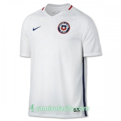 Camisolas de Futebol Chile Equipamento Alternativa 2016/17 Manga Curta Camisolas de Futebol Chile Equipamento Alternativa 2016/17 Manga Curta