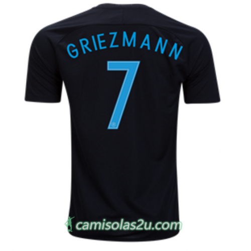 Camisolas de Futebol França Griezmann Equipamento 3ª 2017/18 Manga Curta Camisolas de Futebol França Griezmann Equipamento 3ª 2017/18 Manga Curta