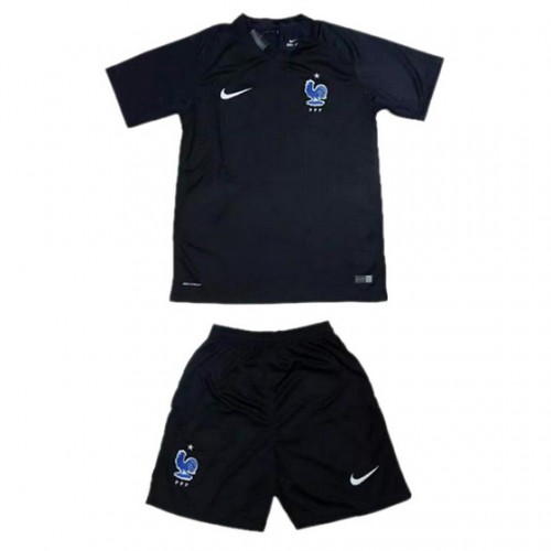 Camisolas de Futebol França Criança Equipamento 3ª 2017/18 Manga Curta Camisolas de Futebol França Criança Equipamento 3ª 2017/18 Manga Curta