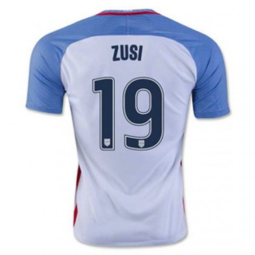 Camisolas de Futebol Estados Unidos ZUSI Equipamento Principal 2016/17 Manga Curta Camisolas de Futebol Estados Unidos ZUSI Equipamento Principal 2016/17 Manga Curta