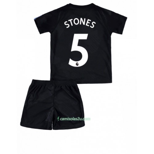 Camisolas de Futebol Manchester City John Stones 5 Criança Equipamento 3ª 2017/18 Manga Curta Camisolas de Futebol Manchester City John Stones 5 Criança Equipamento 3ª 2017/18 Manga Curta