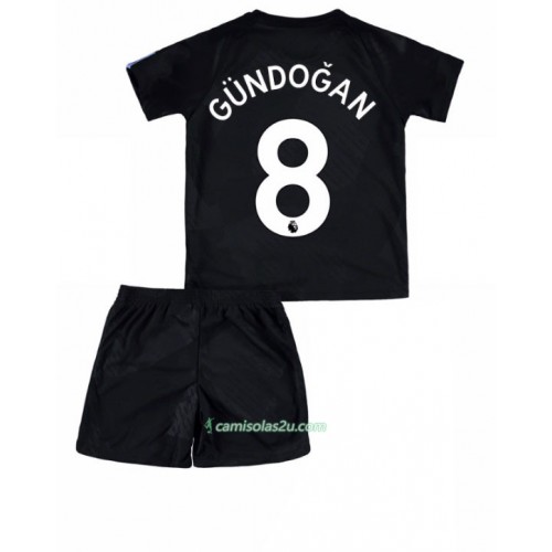 Camisolas de Futebol Manchester City Ilkay Gundogan 8 Criança Equipamento 3ª 2017/18 Manga Curta Camisolas de Futebol Manchester City Ilkay Gundogan 8 Criança Equipamento 3ª 2017/18 Manga Curta