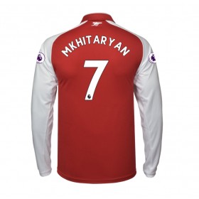 Camisolas de Futebol Arsenal Henrikh Mkhitaryan 7 Equipamento Principal 2017/18 Manga Comprida