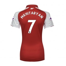 Camisolas de Futebol Arsenal Henrikh Mkhitaryan 7 Mulher Equipamento Principal 2017/18 Manga Curta