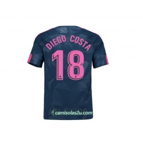 Camisolas de Futebol Atlético Madrid Diego Costa 18 Equipamento 3ª 2017/18 Manga Curta