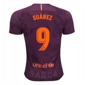 Camisolas de Futebol FC Barcelona Luis Suarez 9 Equipamento 3ª 2017/18 Manga Curta