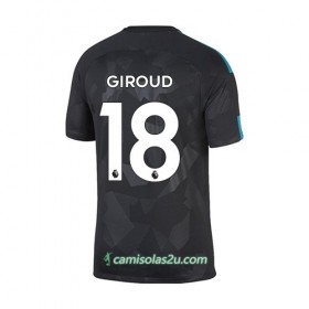 Camisolas de Futebol Chelsea Olivier Giroud 18 Equipamento 3ª 2017/18 Manga Curta