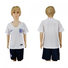 Camisolas de Futebol Inglaterra Criança Equipamento Principal Copa do Mundo 2018 Manga Curta