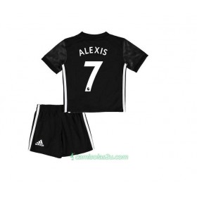 Camisolas de Futebol Manchester United Alexis Sanchez 7 Criança Equipamento Alternativa 2017/18 Manga Curta