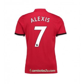 Camisolas de Futebol Manchester United Alexis Sanchez 7 Equipamento Principal 2017/18 Manga Curta