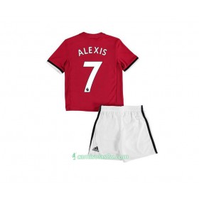 Camisolas de Futebol Manchester United Alexis Sanchez 7 Criança Equipamento Principal 2017/18 Manga Curta