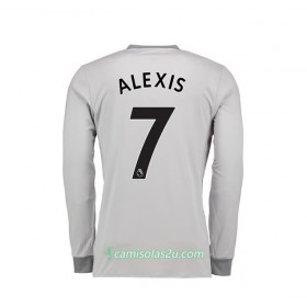 Camisolas de Futebol Manchester United Alexis Sanchez 7 Equipamento 3ª 2017/18 Manga Comprida