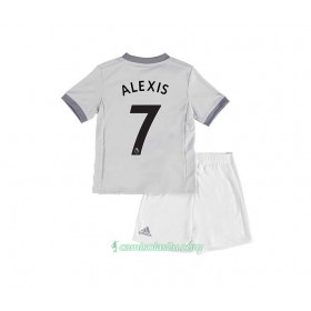 Camisolas de Futebol Manchester United Alexis Sanchez 7 Criança Equipamento 3ª 2017/18 Manga Curta