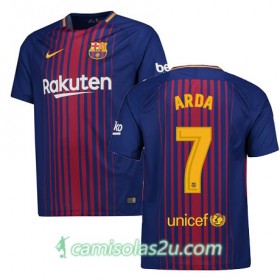 Camisolas de Futebol Barcelona ARDA Equipamento Principal 2017/18 Manga Curta
