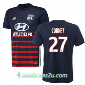 Camisolas de Futebol Olympique Lyonnais MAXWEL CORNET Equipamento Alternativa 2017/18 Manga Curta