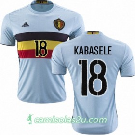 Camisolas de Futebol Bélgica CHRISTIAN KABASELE Equipamento Alternativa Euro 2016