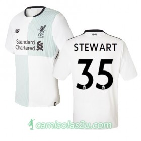 Camisolas de Futebol Liverpool STEWART Equipamento Alternativa 2017/18 Manga Curta