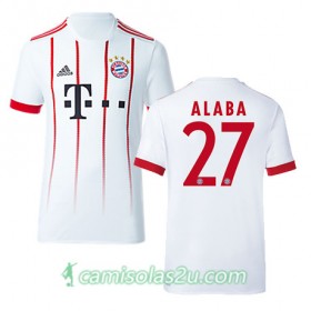Camisolas de Futebol Bayern München ALABA Equipamento 3ª 2017/18 Manga Curta