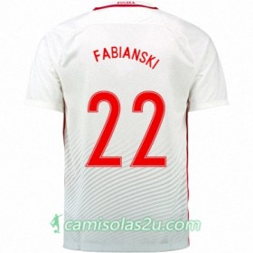 Camisolas de Futebol Polônia LUKASZ FABIANSKI Equipamento Principal Euro 2016