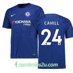 Camisolas de Futebol Chelsea CAHILL Equipamento Principal 2017/18 Manga Curta