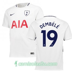 Camisolas de Futebol Tottenham Hotspur DEMBELE Equipamento Principal 2017/18 Manga Curta