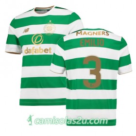 Camisolas de Futebol Celtic EMILIO IZAGUIRRE Equipamento Principal 2017/18 Manga Curta