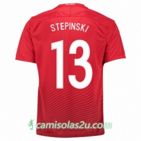 Camisolas de Futebol Polônia MARIUSZ STEPINSKI Equipamento Alternativa Euro 2016