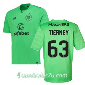 Camisolas de Futebol Celtic KIERAN TIERNEY Equipamento 3ª 2017/18 Manga Curta
