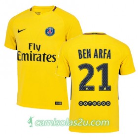 Camisolas de Futebol Paris Saint-Germain HATEM BEN ARFA Equipamento Alternativa 2017/18 Manga Curta