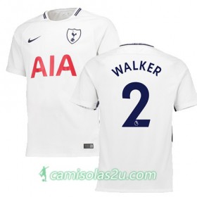 Camisolas de Futebol Tottenham Hotspur WALKER Equipamento Principal 2017/18 Manga Curta