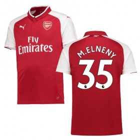 Camisolas de Futebol Arsenal M ELNENY Equipamento Principal 2017/18 Manga Curta