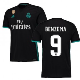 Camisolas de Futebol Real Madrid BENZEMA Equipamento Alternativa 2017/18 Manga Curta