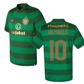 Camisolas de Futebol Celtic MOUSSA DEMBELE Equipamento Alternativa 2017/18 Manga Curta