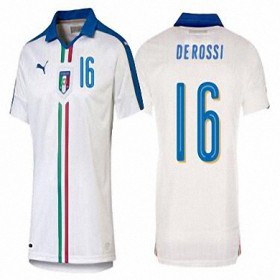 Camisolas de Futebol Itália DANIELE DE ROSSI Equipamento Alternativa Euro 2016