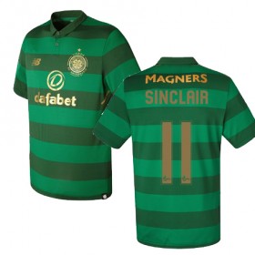 Camisolas de Futebol Celtic SCOTT SINCLAIR Equipamento Alternativa 2017/18 Manga Curta