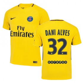 Camisolas de Futebol Paris Saint-Germain DANI ALVES Equipamento Alternativa 2017/18 Manga Curta