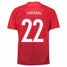 Camisolas de Futebol Polônia LUKASZ FABIANSKI Equipamento Alternativa Euro 2016