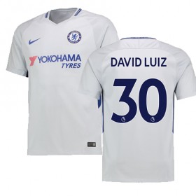 Camisolas de Futebol Chelsea DAVID LUIZ Equipamento Alternativa 2017/18 Manga Curta