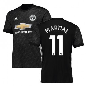 Camisolas de Futebol Manchester United MARTIAL Equipamento Alternativa 2017/18 Manga Curta