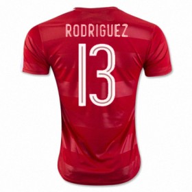 Camisolas de Futebol Suíça RICARDO RODRIGUEZ Equipamento Principal Euro 2016
