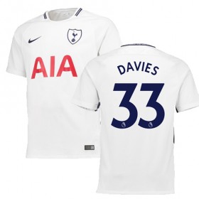 Camisolas de Futebol Tottenham Hotspur DAVIES Equipamento Principal 2017/18 Manga Curta