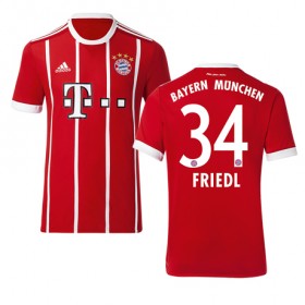 Camisolas de Futebol Bayern München FRIEDL Equipamento Principal 2017/18 Manga Curta