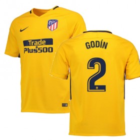 Camisolas de Futebol Atlético Madrid GODIN Equipamento Alternativa 2017/18 Manga Curta