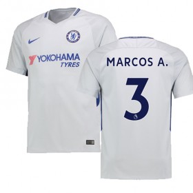 Camisolas de Futebol Chelsea MARCOS A Equipamento Alternativa 2017/18 Manga Curta
