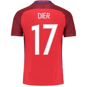 Camisolas de Futebol Inglaterra DIER Equipamento Alternativa Euro 2016