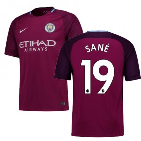 Camisolas de Futebol Manchester City SANE Equipamento Alternativa 2017/18 Manga Curta